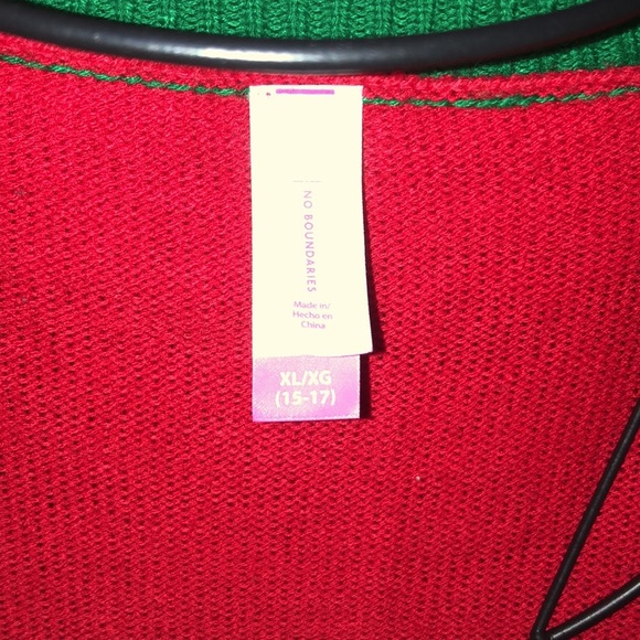 No boundaries reindeer ugly sweater Ladies Christmas Sweater Sequin Reindeer XL​ - Picture 3 of 6